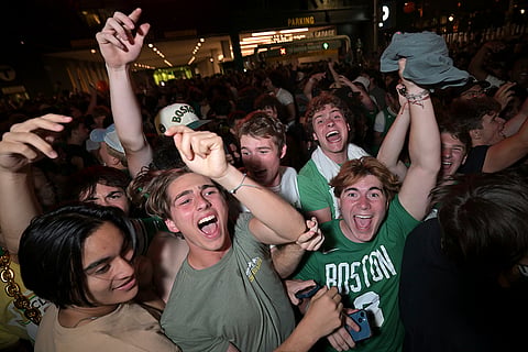 Boston Celtics fans